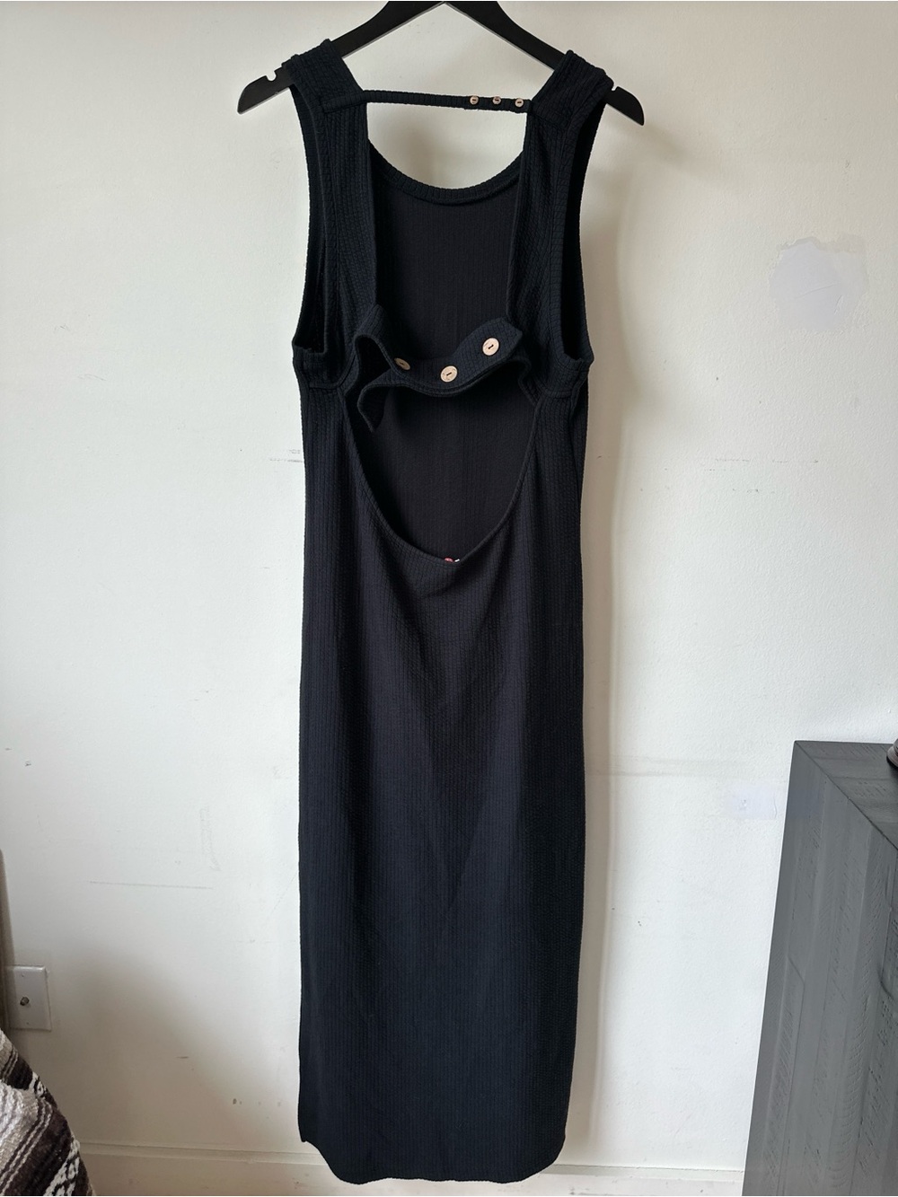 Free people Black Sleeveless Maxi Dress Beach/Summer XL - Picture 2 of 8